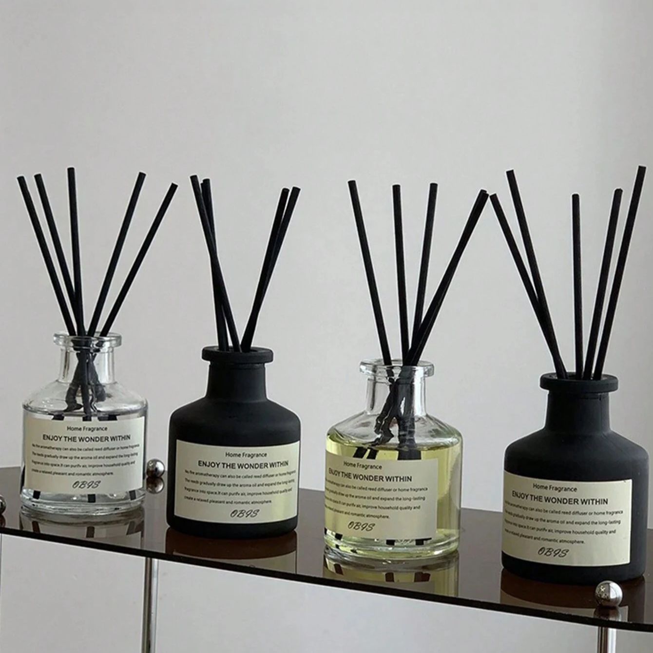 Home Fragrance Jasmine Diffuser - 50ml Aromatherapy Essential Oil Flameless Freesia