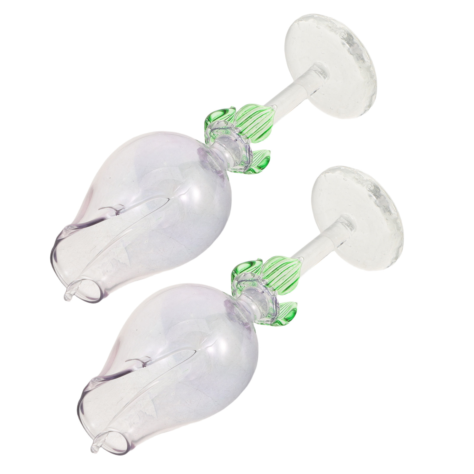 Home Fragrance Flowers - 2Pcs Flower Shaped Glass Essential Oil
