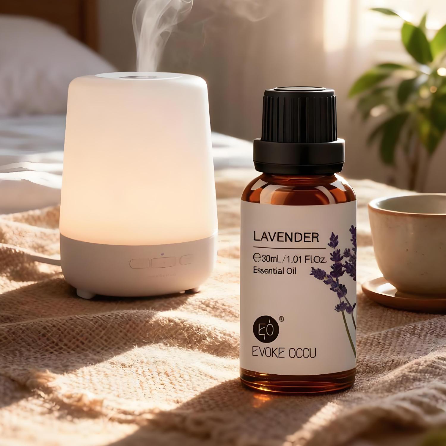 Home Fragrance Jasmine Diffuser - EVOKE OCCU Lavender Essential Oil Pure