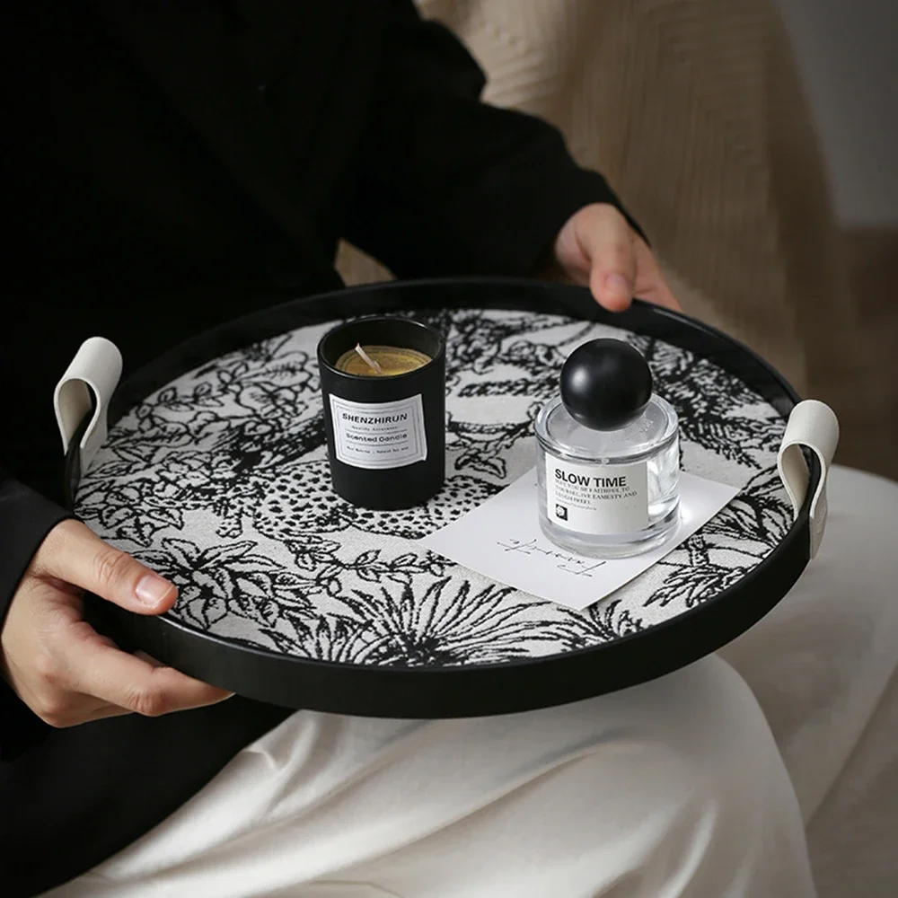 Home Fragrance Luxury - Light Luxury Storage Wooden Tray Vintage