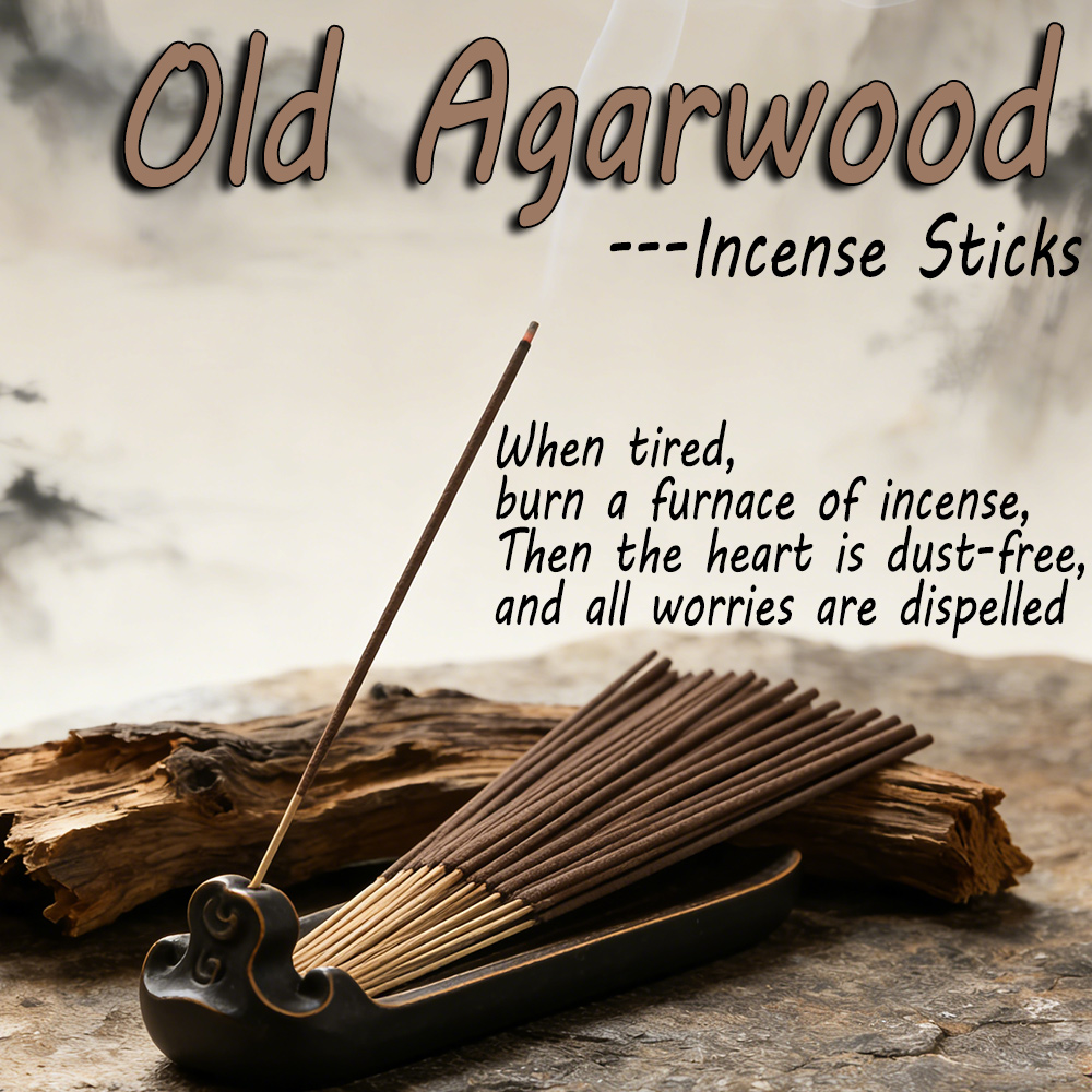 Home Fragrance Homemade - High-Quality Aged Agarwood Incense Sticks, 8.66-Inch