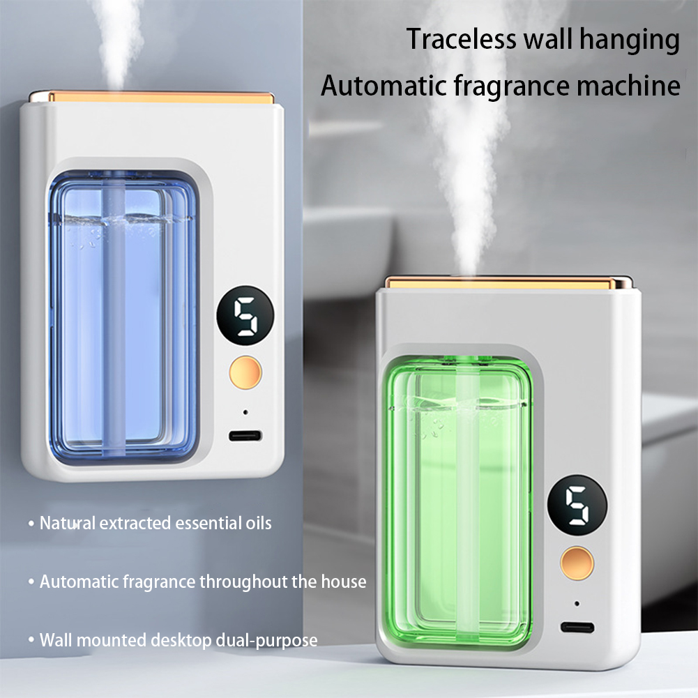 Home Fragrances - Aromatherapy Diffuser Wireless Wall‑Hanging Portable Aromatherapy