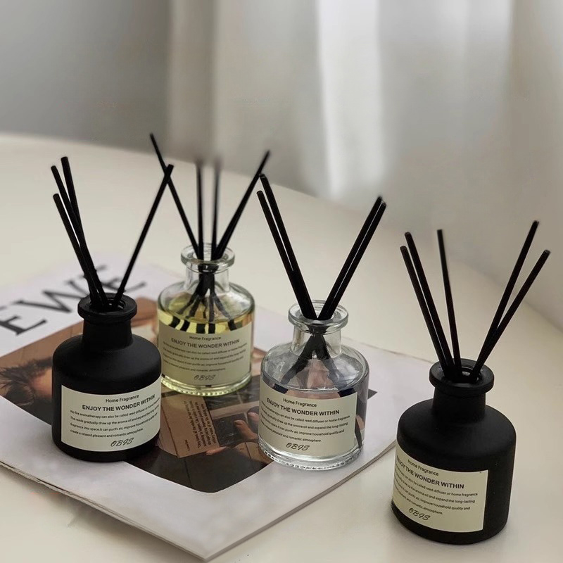Home Fragrance Jasmine Diffuser - 50ml Fireless Aromatherapy Set Freesia Jasmine
