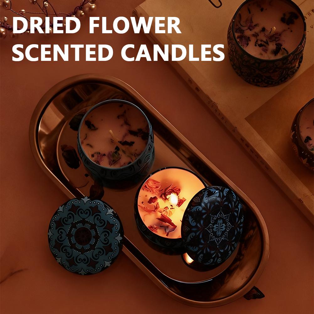 Aromatherapy Candles Flower Fr - Home Fragrance Jar 评论和价格