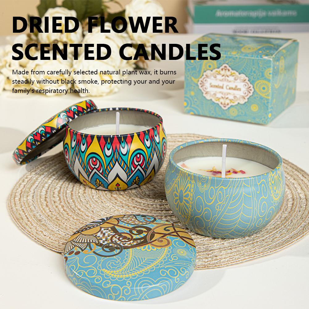 Aromatherapy Candles Flower Fr - Home Fragrance Jar 评论和价格