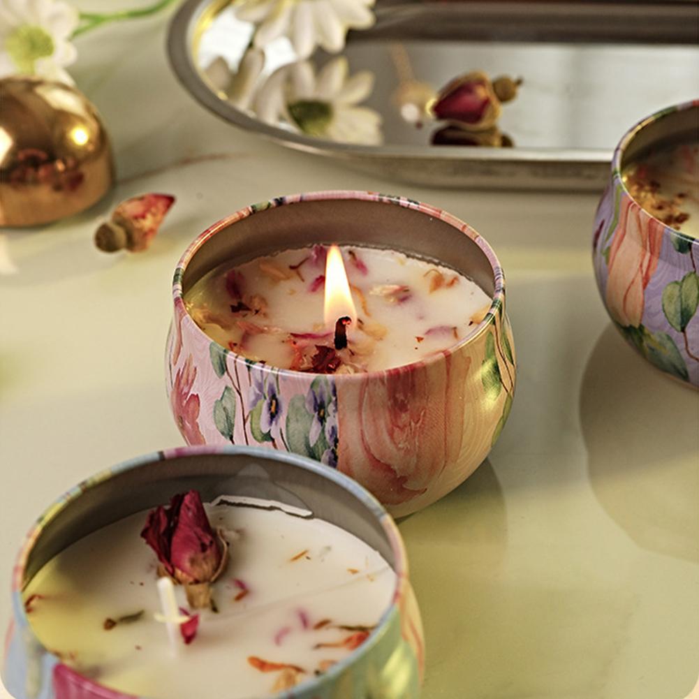 Aromatherapy Candles Flower Fr - Home Fragrance Jar 评论和价格