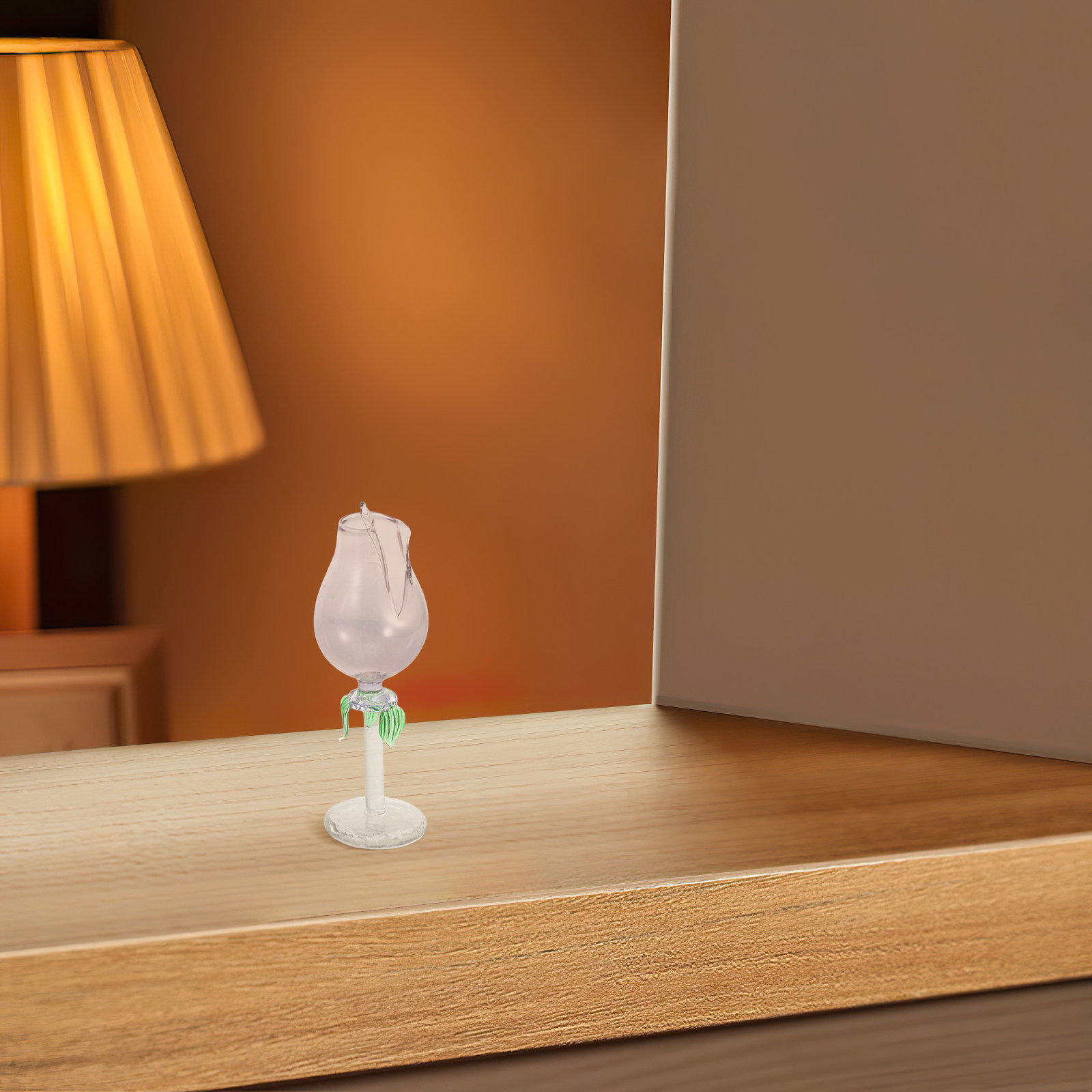 2Pcs Flower Shaped Glass Essen - Home Fragrance Flowers 评论和价格