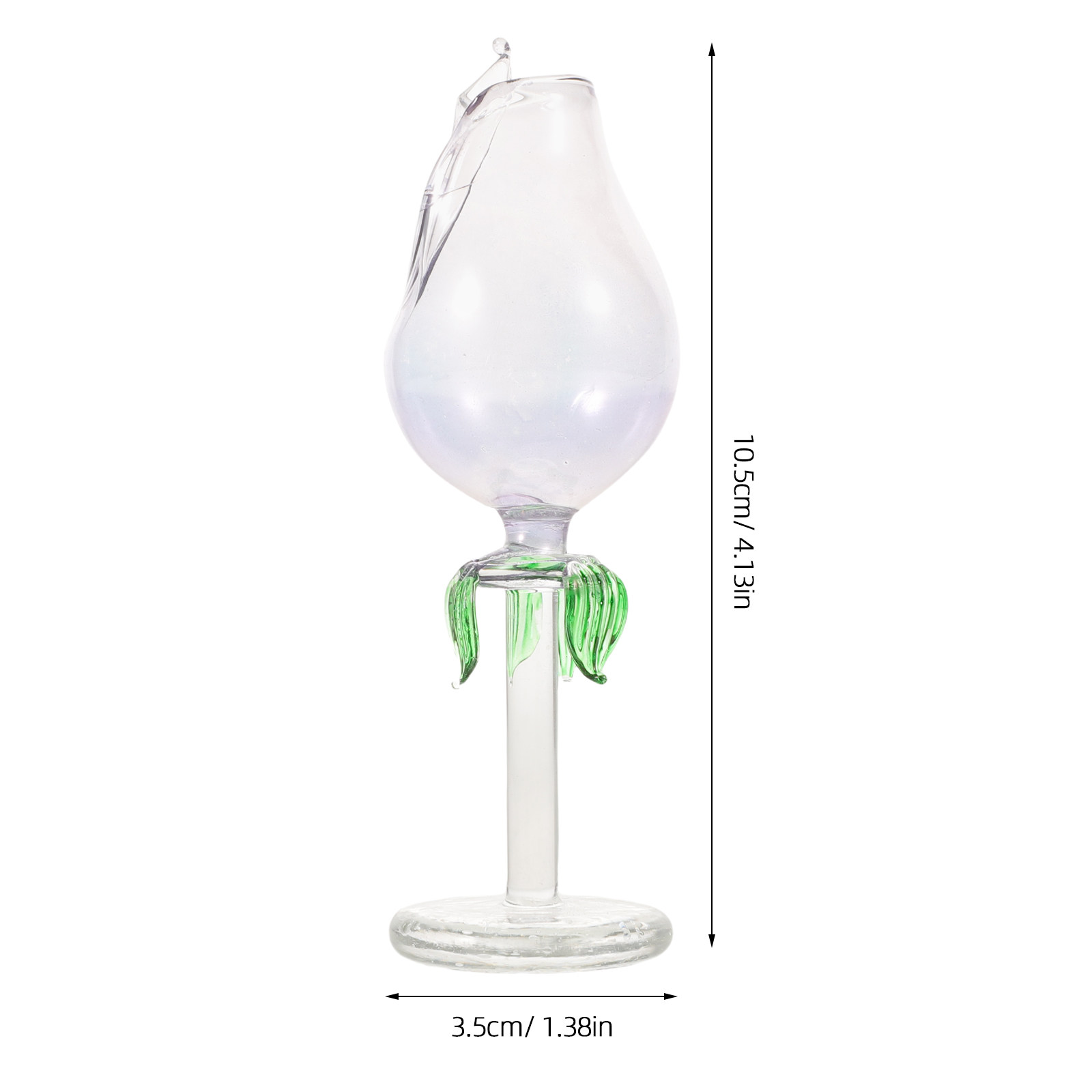 2Pcs Flower Shaped Glass Essen - Home Fragrance Flowers 评论和价格
