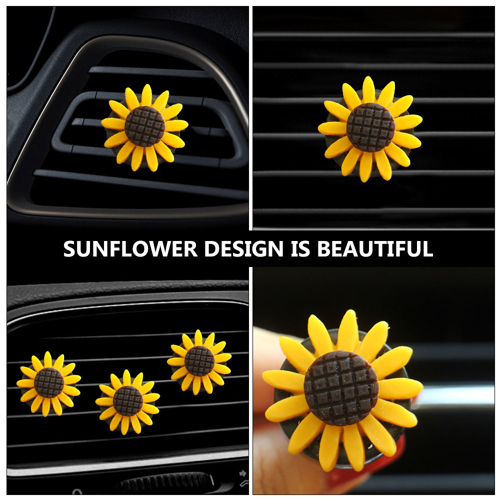 2Pcs Sunflower Car Aromatherap - Home Fragrance Potpourri 评论和价格