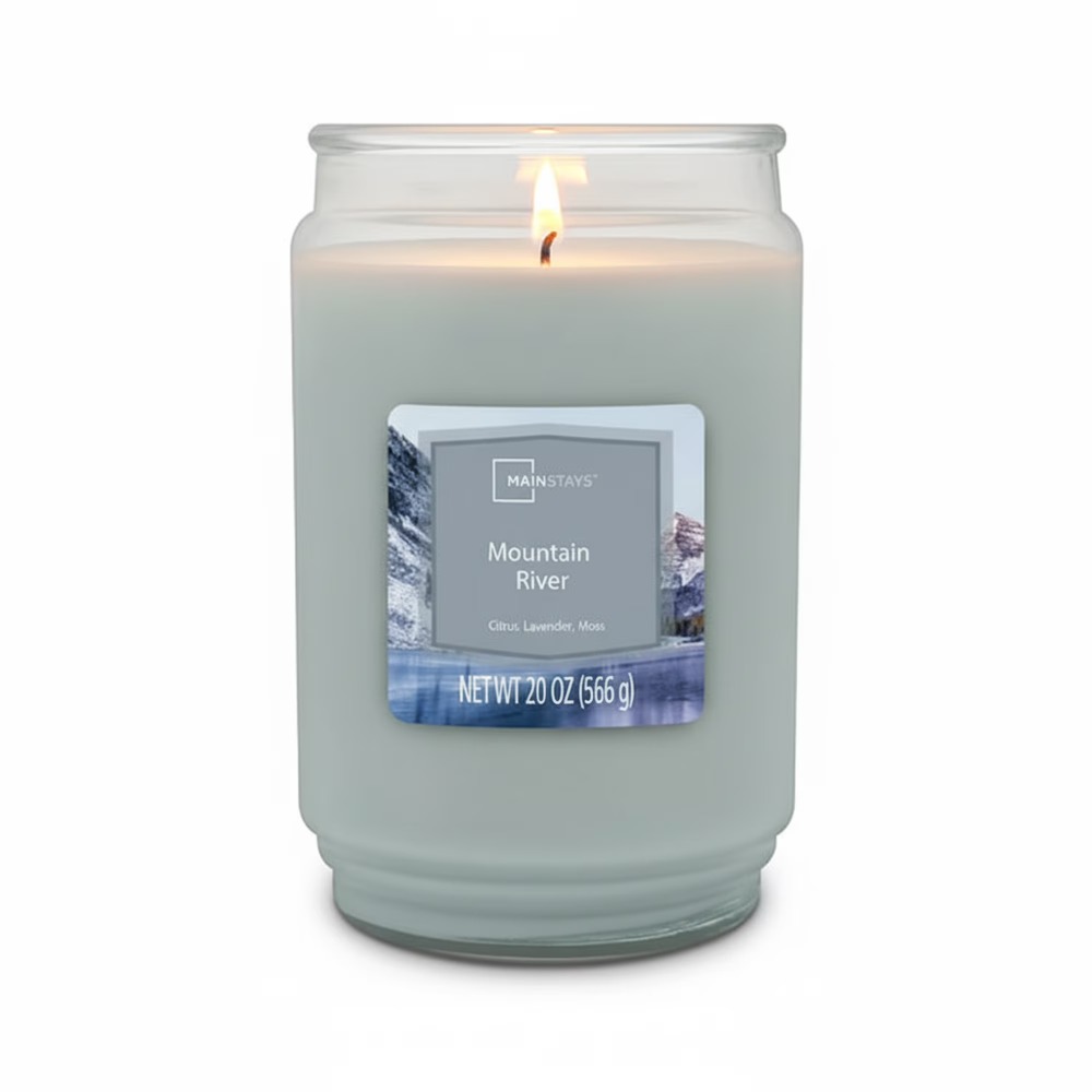New Large Mountain River Scent - Home Fragrance Jar 评论和价格