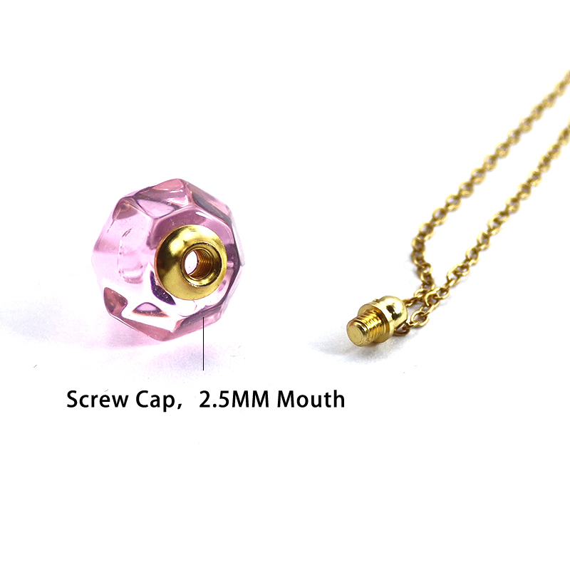 1PC Crystal Vial Necklace Wish - Home Fragrance Jar 评论和价格