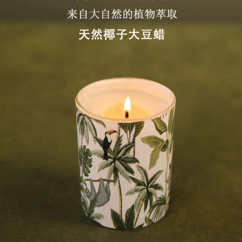Glass Jar Soy Wax Scented Cand - Home Fragrance Jar 评论和价格
