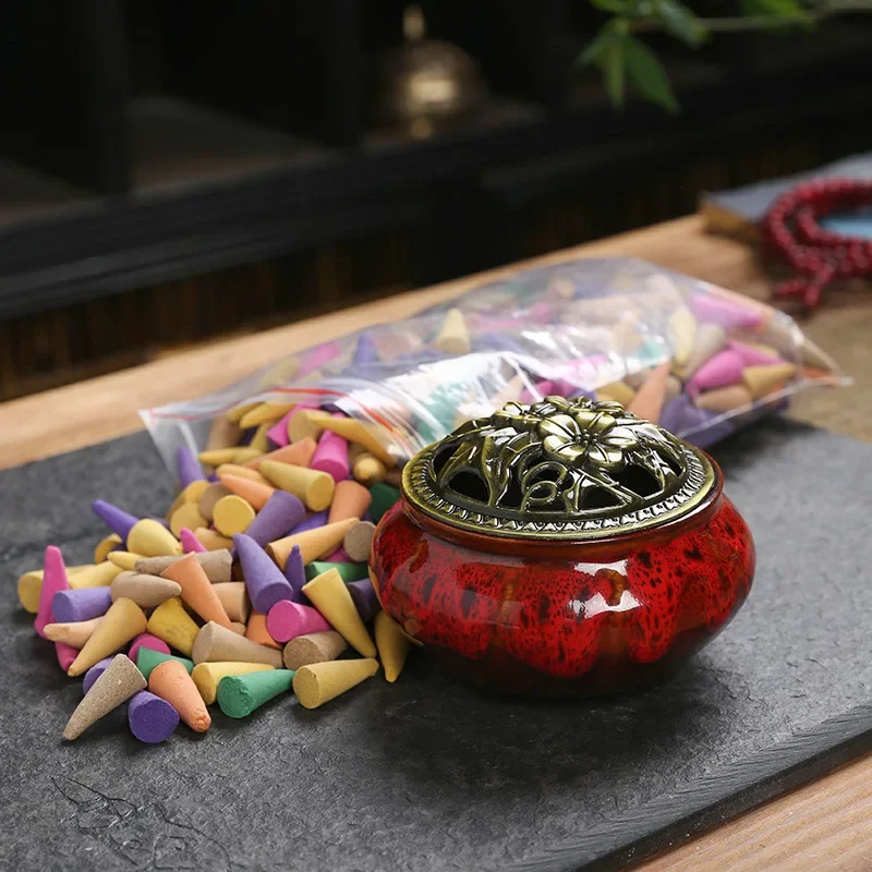 60Pcs Scented Incense Cones An - Home Fragrance Luxury 评论和价格