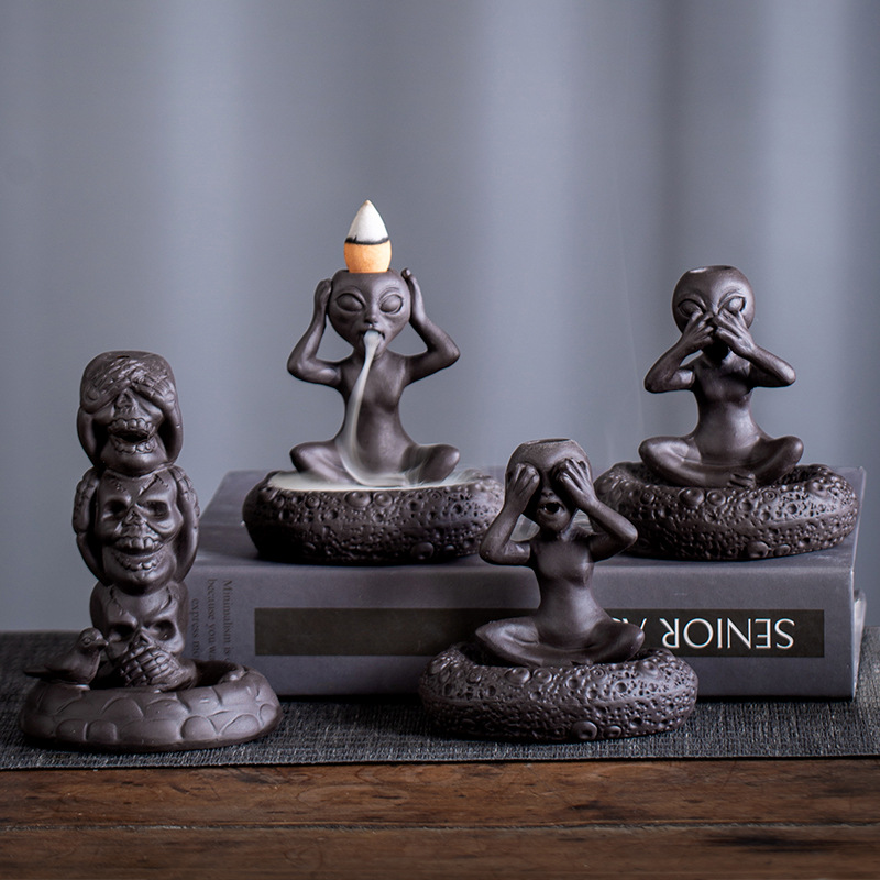 Backflow Incense Burner Cerami - In Home Fragrance Products 评论和价格