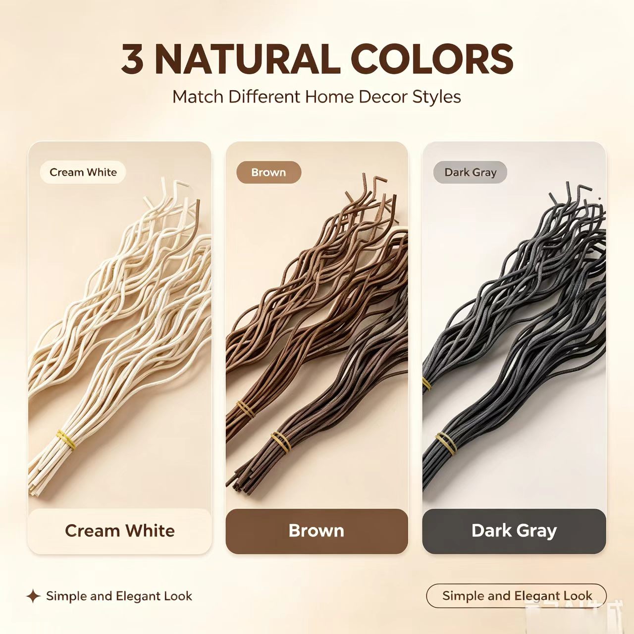 20Pcs Long Wavy Rattan Reed Di - Home Fragrance Collection 评论和价格