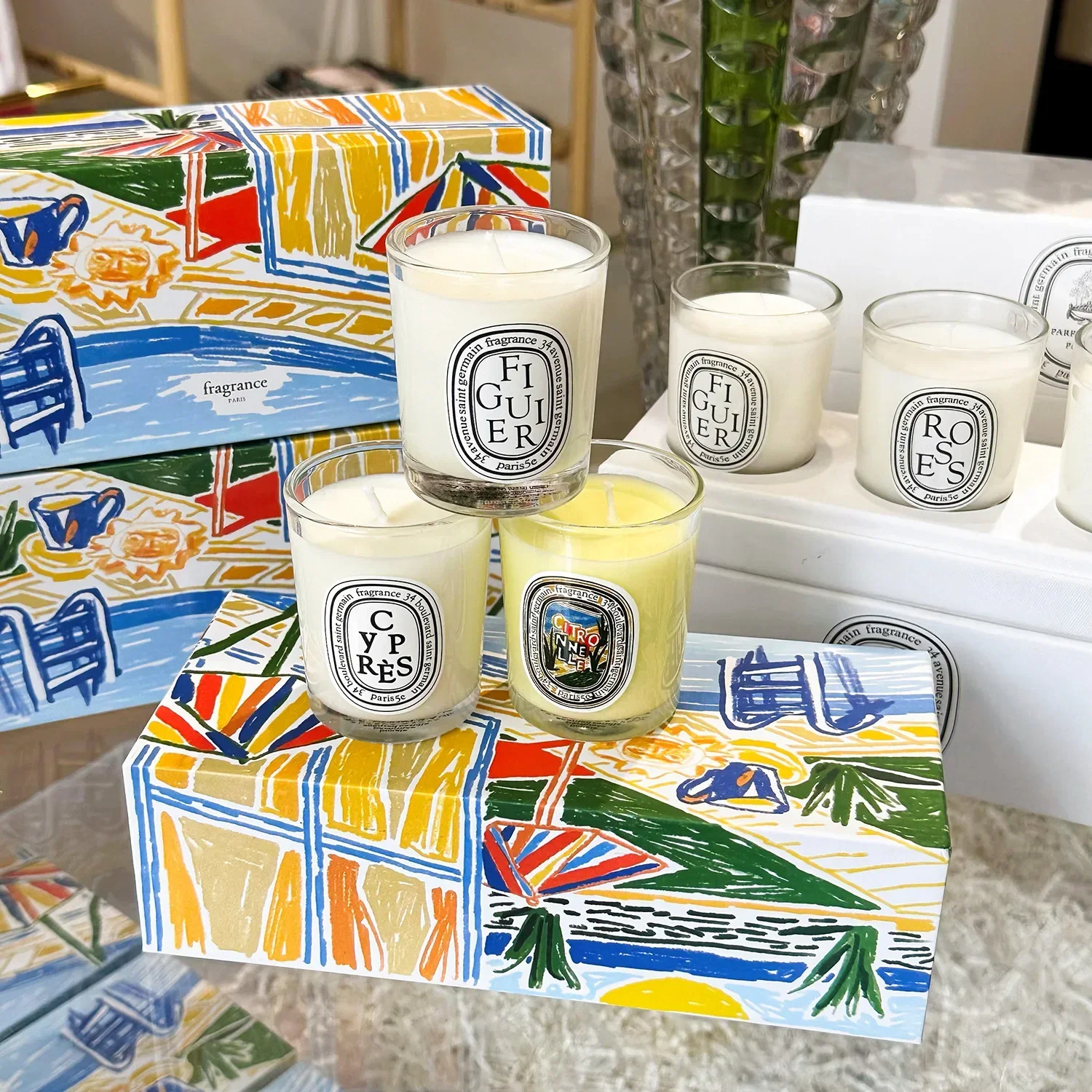 Aromatherapy Candle Natural Pl - Home Fragrance French 评论和价格