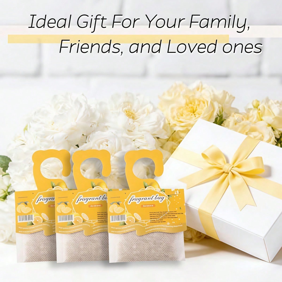 Hanging Lemon Scented Sachets, - Home Fragrance Flowers 评论和价格