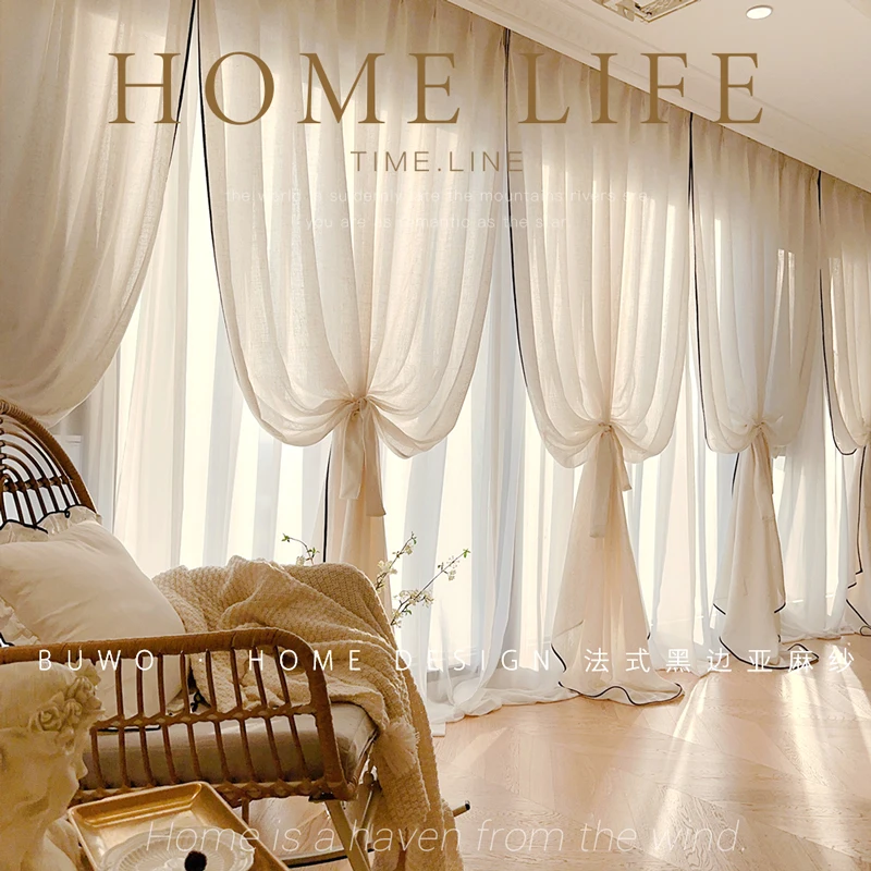 Black Border Linen Gauze Small - Home Fragrance French 评论和价格