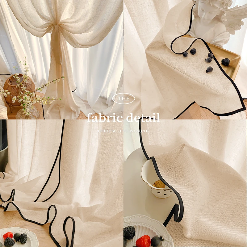 Black Border Linen Gauze Small - Home Fragrance French 评论和价格
