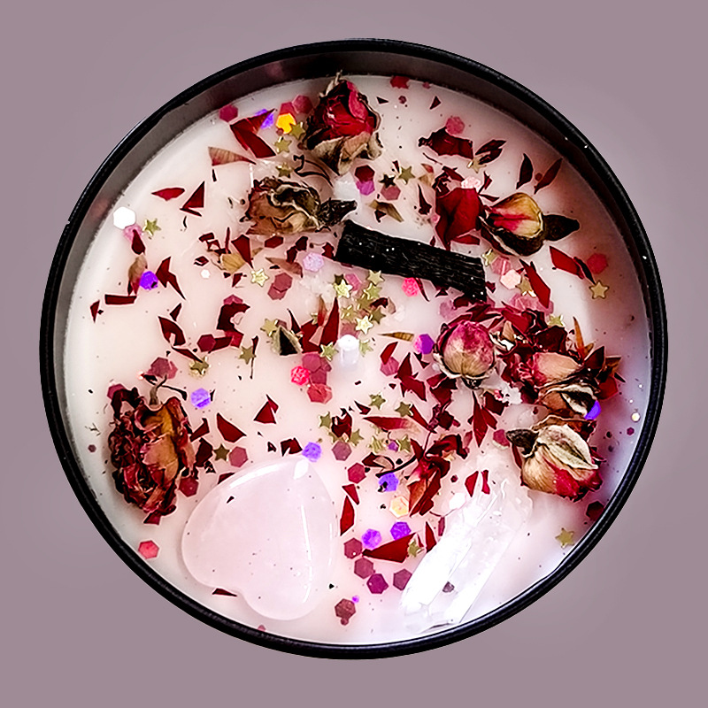Handmade Crystal Iron Can Wax  - Home Fragrance Jar 评论和价格