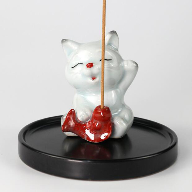Creative Cute Cat Aroma Burner - In Home Fragrance Products 评论和价格