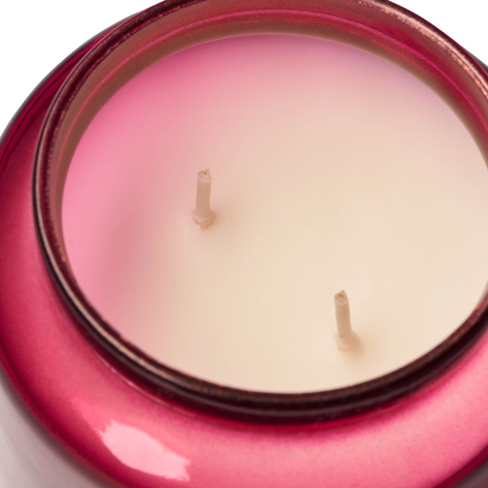 Red Glass Jar Candle with Gold - Home Fragrance Jar 评论和价格