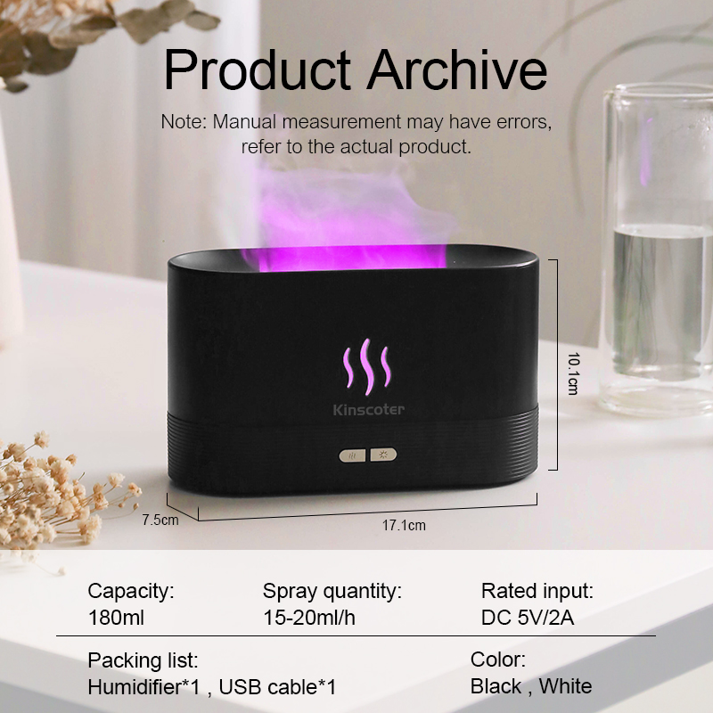USB Desktop Flame Aroma Diffus - Home Fragrance Products 评论和价格