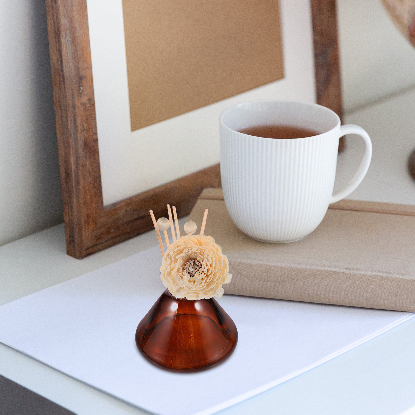 Glass Aromatherapy Bottle Wide - Home Fragrance Jar 评论和价格