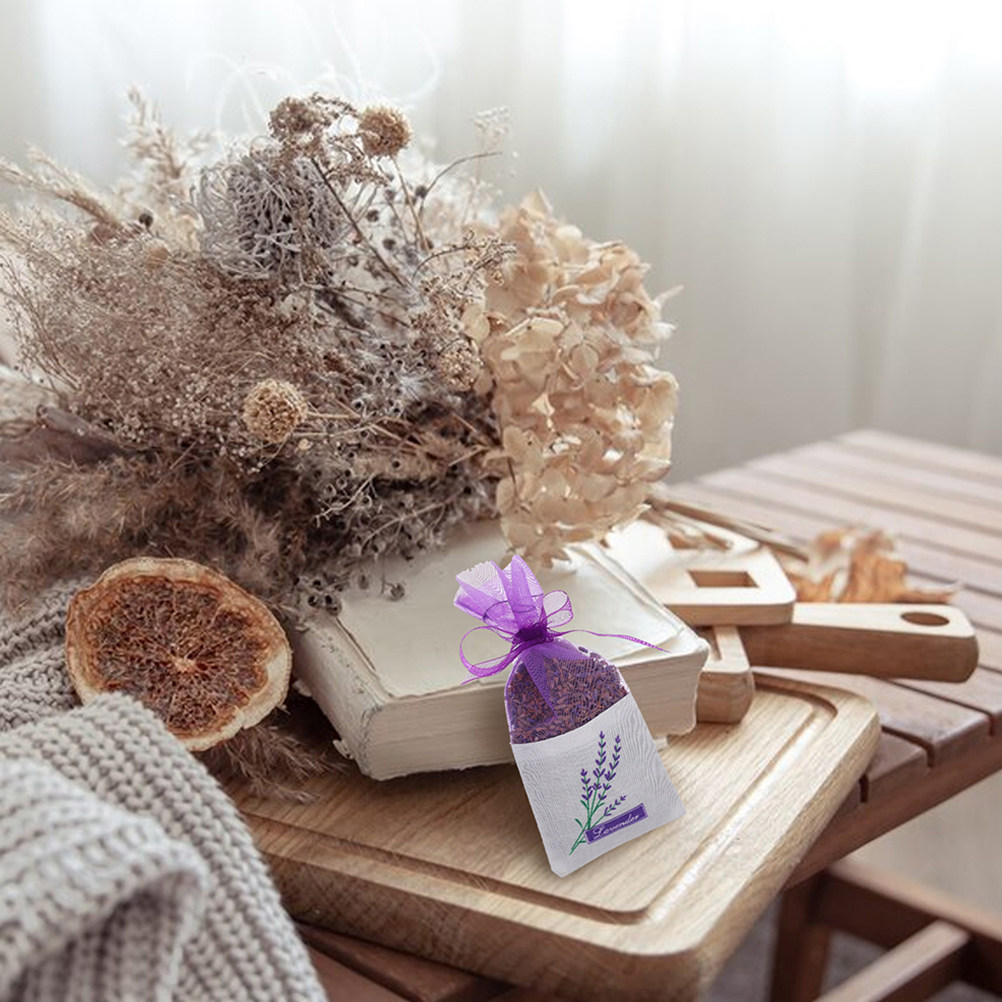 5Pcs Lavender Sachet Bags Smal - Home Fragrance Flowers 评论和价格